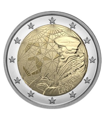 2 euros Letónia 2022 - Erasmus 3,45 euros
