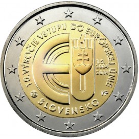 2 euro commémorative SLOVAQUIE 2014 - 2 € commémorative Slovaquie 2014Thème: 200 ans de leur indépendance et la constitutio