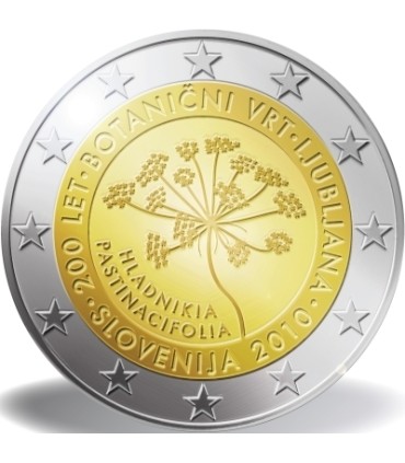 2 Euro Slovenië 2010 Botanische Tuin € 5,95