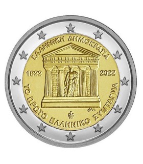 2 Euro Grécia 2022 - Constituição grega €3,49