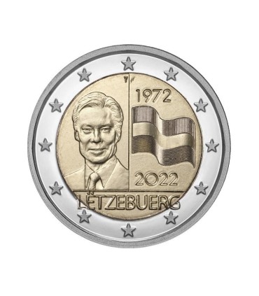 2 Euro Luxemburg 2022 - Vlag €7.97