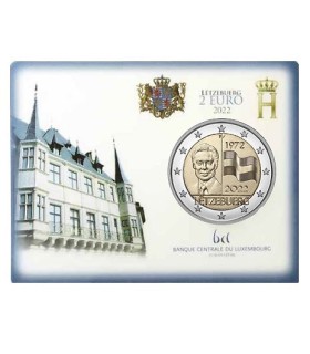 Tarjeta 2 Euros Luxemburgo 2022 - Bandera €47.97