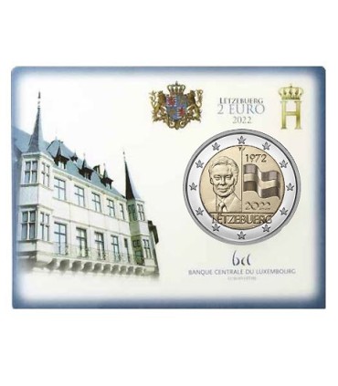Tarjeta 2 Euros Luxemburgo 2022 - Bandera €47.97