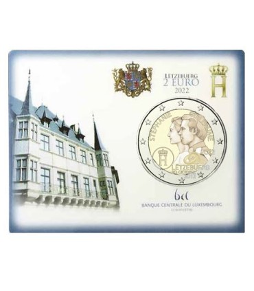 Coincard 2 Euro Luxemburgo 2022 - Casamento 47,97