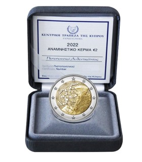 2 Euro BE Chipre 2022 - Erasmus 64,95