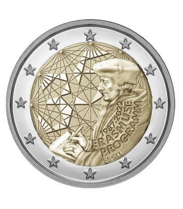 Munt 2 Euro Estland 2022 - Erasmus €18.99