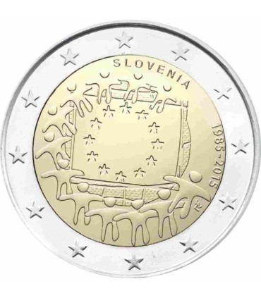 2 Euro Slovenia 2015 Bandiera  4,95 €