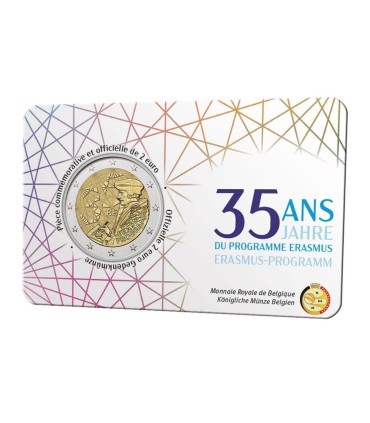 Coincard 2 Euro Belgium 2022 - Erasmus  17,99 €