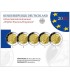 5 x 2 euros Alemanha 2022 Nice Proof - Erasmus € 43,95