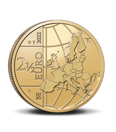 Flemish Coincard 2,50 Euro Belgium 2022 -100 anos de proteção das aves na Bélgica € 9,95