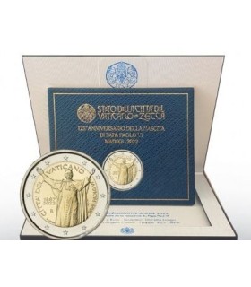 2 Euro Vaticano 2022 - 125 anos do nascimento do Papa Paulo VI € 34,99