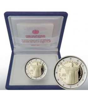 2 Euro Vaticaan 2022 BE - 125 jaar sinds de geboorte van paus Paulus VI € 59,95
