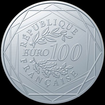 100 Euro HERCULE 2011 -   Caractéristiques:   Poids:50 g Diamètre: 47 mm Tirage: 50 000 Métal: argent 900/1000Qualité: Belle