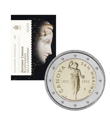 2 Euro San Marino 2022 - Antonio Canova €49,99