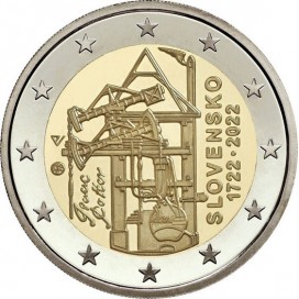 2 Euro Slovaquie 2022 - 300 ans de la machine à vapeur