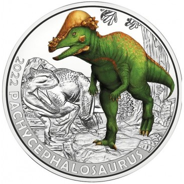 3 euro Autriche 2022 - Pachycephalosaure
