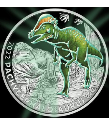 3 euros Áustria 2022 - Pachycephalosaurus 18,90