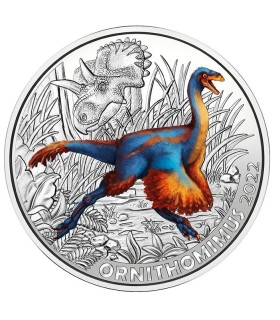 3 euros Áustria 2022 - Ornithomimus 17,90 euros