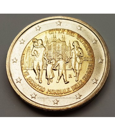 2 Euro vatican 2012 Family Meeting  61,49 €