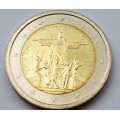 2 euro Vatican Rio -   Description :  Pièce de 2 € commémorative en coffret officiel du Vatican 2013 commémorant Les 28ème Journ