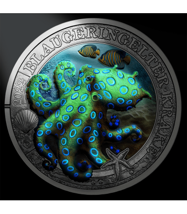 3 euro Austria 2022 - The Blue Ringed Octopus  14,95 €