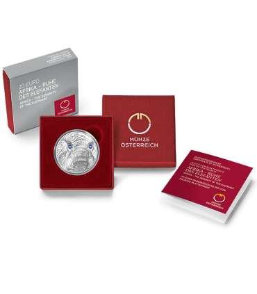 20 Euro Österreich 2022 - DIE SERRENITÄT DES ELEPHANTEN  64,99 €