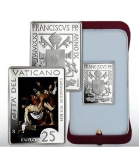 25 Euro Vaticaan 2021 - Caravaggio € 985,95