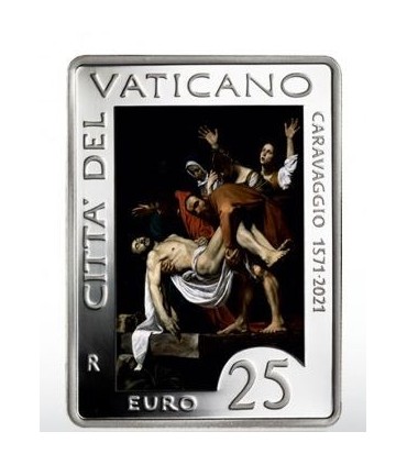 25 Euro Vaticano 2021 - Caravaggio € 985.95