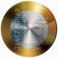 3 euro Slovenie 2014-Janez Puhar - caractéristiques:valeur faciale :  3€Thème 200ème Anniversaire de la Naissance de Jan