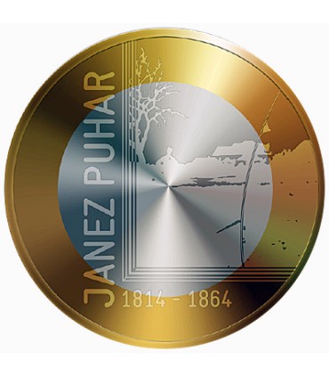 3 Euro Slowenien 2014-Janez Puhar  6,70 €