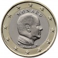 1 Euro MONACO 2014 - 1 EURO MONACO 2014 Description: Pièce officielle de 1 € Monaco 2014 représentant un portrait de S.A.S. I,