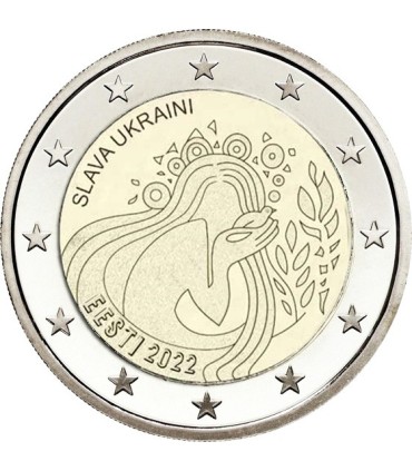 2 Euro Estland 2022 - Oekraïne €3,20