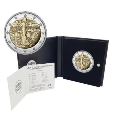 2 Euro Frankrijk 2023 BE - La Semeuse - Parijs 2024 € 49,95