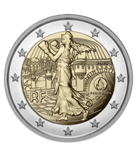 2 Euro França 2023 - O semeador - Paris 2024 € 11,95