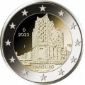2 euro Allemagne 2023 - Philharmonie de l’Elbe