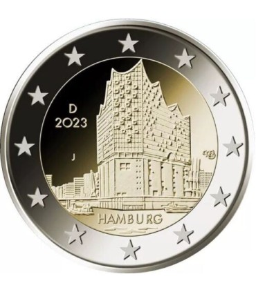 2 euros Alemanha 2023 - Elbe Philharmonic 3,10 euros