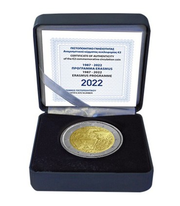 2 Euro BE Griekenland 2022 - Erasmus € 199,95