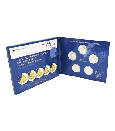 5 x 2 euro BE Germany 2023 - Philharmonie Elbe  39,95 €