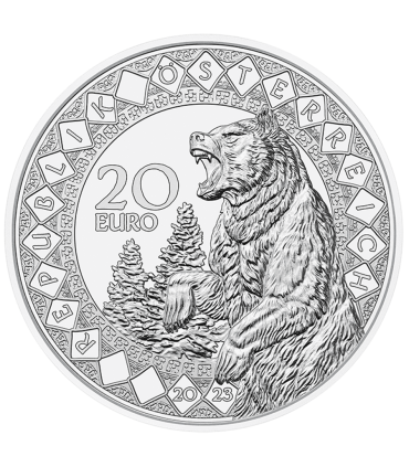 20 euros Áustria 2023 - O PODER CURADOR DO URSO 68,99