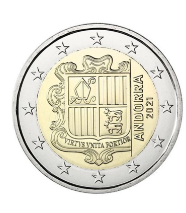 2 Euros Andorra corriente 2021 € 5,49