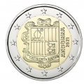 2 Euros Andorre courante 2021