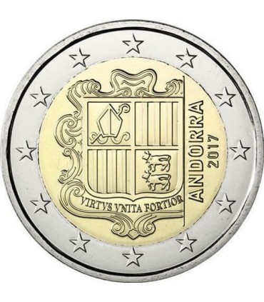 2 Euros Andorra corriente 2017 €6.49