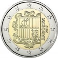 2 Euros Andorre courante 2017
