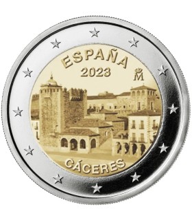 2 Euro Spanje 2023 - Stad Caceres €3,25