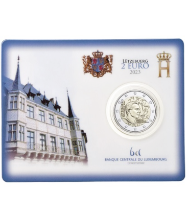 2 euros Luxemburgo 2023 - 25 años del Gran Duque Enrique en el Comité Olímpico Internacional 39,95 euros