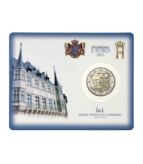 Coincard 2 Euro Luxemburgo 2023 - 175 anos da Câmara dos Deputados 39,95