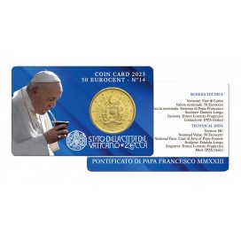 Coincard 50 cents Vatican 2023