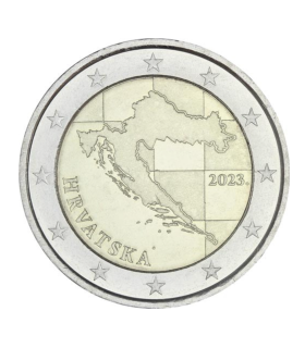 2 Euro Kroatië 2023 Huidige €3,49