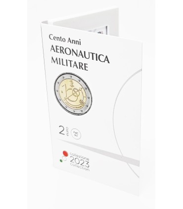 2 Euro BU Italia 2023 - 100 años de la Fuerza Aérea Italiana €19.95