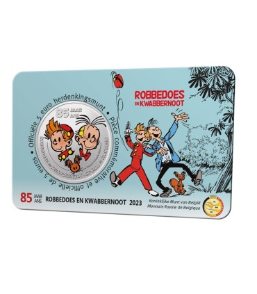5 euros Bélgica 2023 - Spirou y Fantasio coloreados 17,69 euros